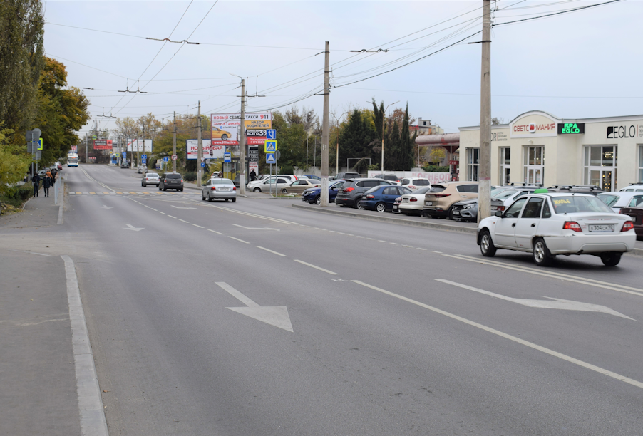 В Севастополе отремонтировали улицу Гидрографическую